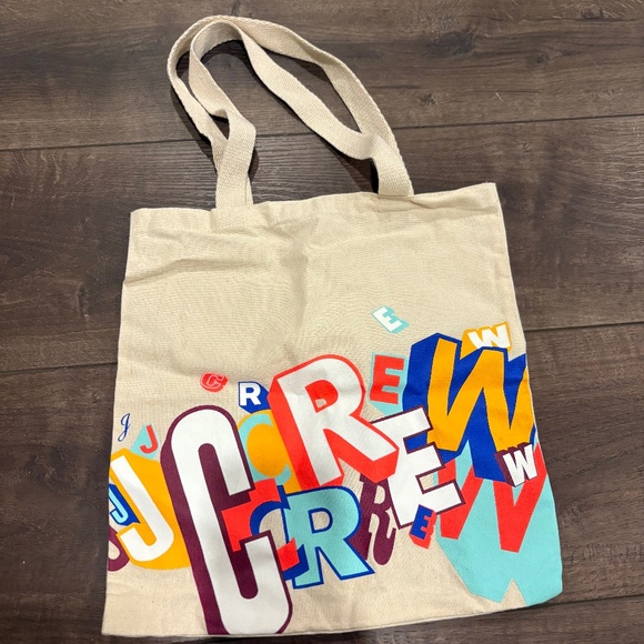 J Crew Canvas Tote - Picture 1 of 3